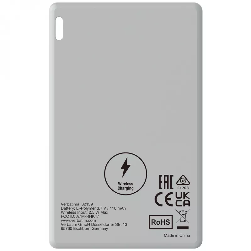 Verbatim My Finder Card Bluetooth daiktų ieškiklis 3 vnt. rinkinys juoda / sidabrinė / balta