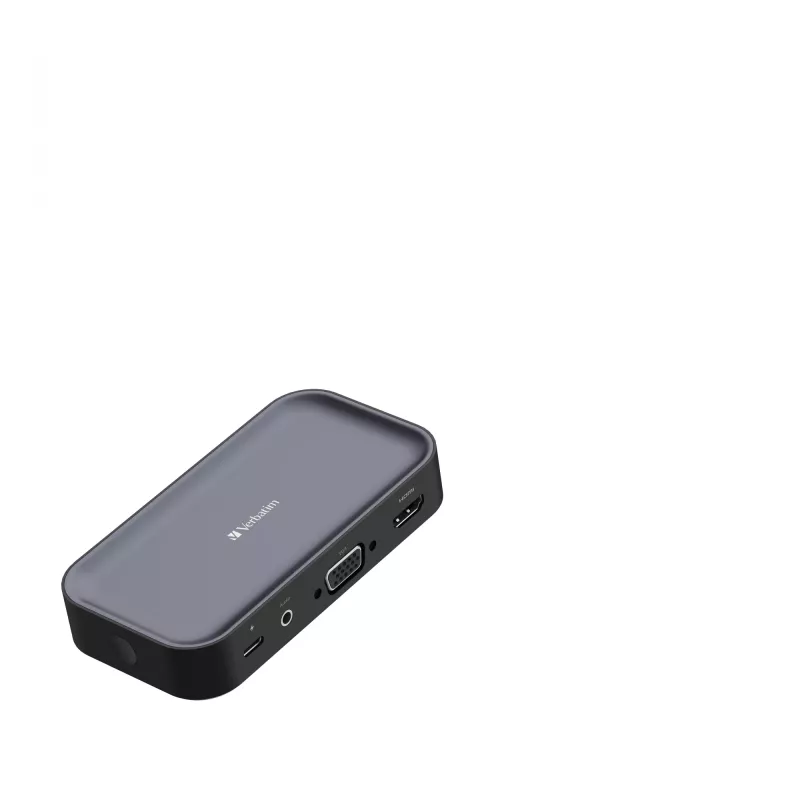Verbatim Share My Screen 1080p USB-C belaidis vaizdo adapteris su stotimi WDA-01