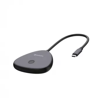 Verbatim Share My Screen USB-C belaidis vaizdo adapteris 4K su stotele WDA-02