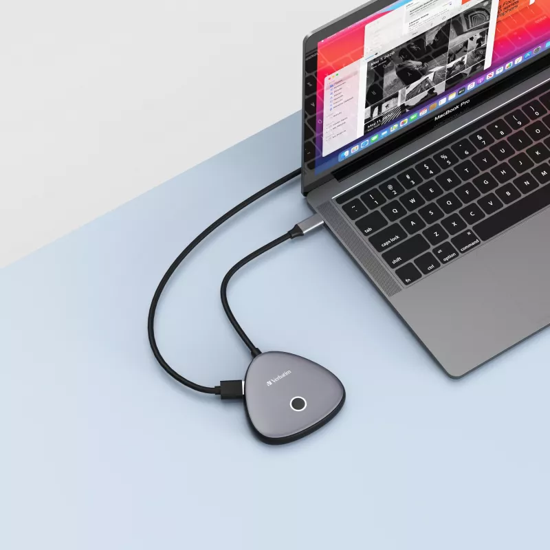 Verbatim Share My Screen USB-C belaidis vaizdo adapteris 4K su stotele WDA-02