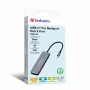 Verbatim CMH-08 USB-C 8 prievadų stebulė, 5000 Mbit/s, sidabrinė