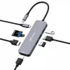 Verbatim CMH-08 USB-C 8 prievadų stebulė, 5000 Mbit/s, sidabrinė