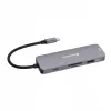 Verbatim CMH-08 USB-C 8 prievadų stebulė, 5000 Mbit/s, sidabrinė