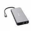 Verbatim CMH-13 USB Type-C 13 prievadų centras 10000 Mbit/s sidabrinis