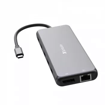 Verbatim CMH-13 USB Type-C 13 prievadų centras 10000 Mbit/s sidabrinis