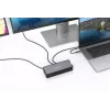 Verbatim CDS-15 laidinė USB 3.2 Gen 1 (3.1 Gen 1) Type-C stotelė, juoda, pilka