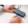 Verbatim CDS-15 laidinė USB 3.2 Gen 1 (3.1 Gen 1) Type-C stotelė, juoda, pilka
