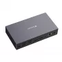 Verbatim CDS-17 laidinė USB 3.2 Gen 1 (3.1 Gen 1) Type-C stotelė, juoda, pilka
