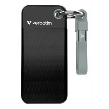 Verbatim Pocket SSD USB 3.2 Gen 2 1TB juodai pilkas