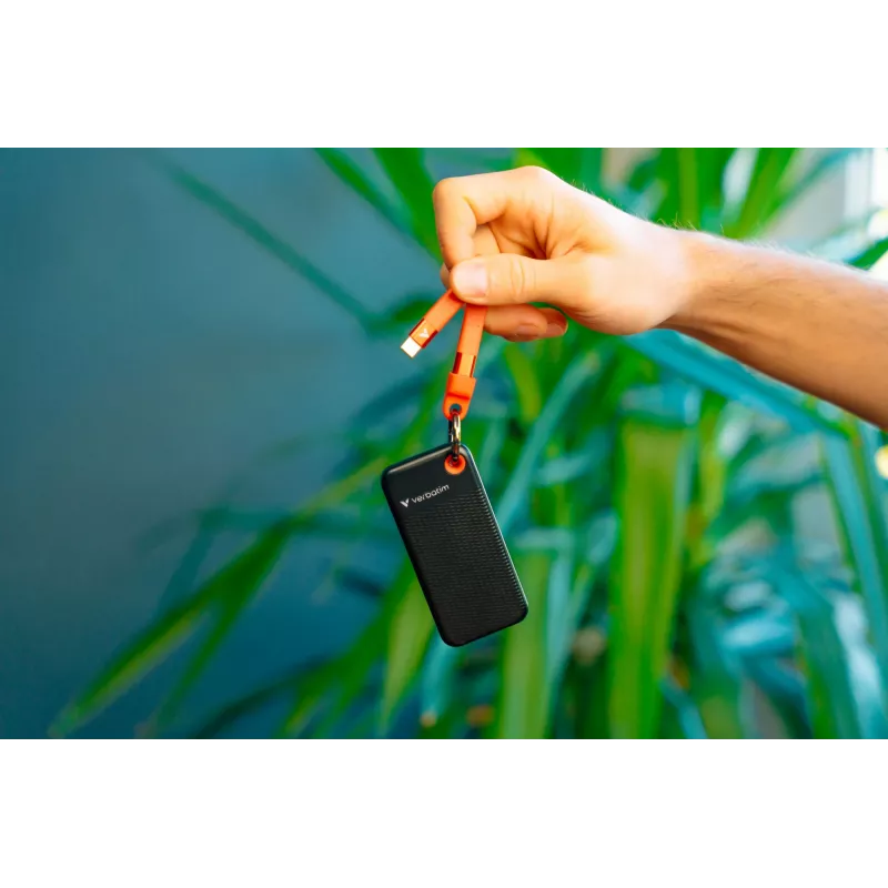 Verbatim Pocket SSD USB 3.2 Gen 2 1TB juodai oranžinis, 1 TB, USB Type-C, 3.2 Gen 2 (3.1 Gen 2), 1000 MB/s, 10 Gbit/s, juoda, oranžinė