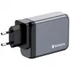 Verbatim GNC-100 GaN įkroviklis 100W su 2 x USB-C PD 100W / 1 x USB-C PD 65W / 1 x USB-A QC 3.0 (ES/JK/JAV)