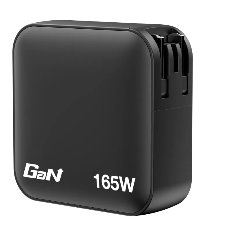 Verbatim Mini GaN įkroviklis 165W 4 prievadai su US kištuku ir EU bei UK adapteriais