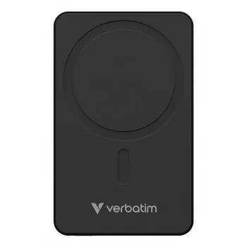 Verbatim Charge 'n' Go Essentials belaidis magnetinis maitinimo bankas 5000 mAh juodas