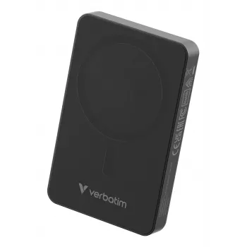 Verbatim Charge 'n' Go Essentials belaidis magnetinis maitinimo blokas 10000 mAh juodas