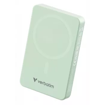 Verbatim Charge 'n' Go Essentials belaidis magnetinis power bank 10000 mAh žalias