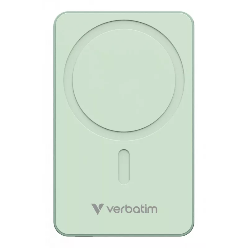 Verbatim Charge 'n' Go Essentials belaidis magnetinis power bank 10000 mAh žalias