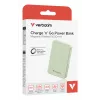Verbatim Charge 'n' Go Essentials belaidis magnetinis power bank 10000 mAh žalias