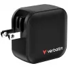 Verbatim Mini GaN Įkroviklis 70W 3 Prievadai su US kištuku bei EU ir UK adapteriais