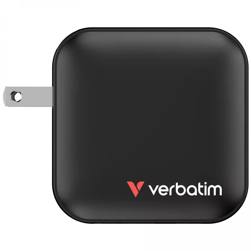 Verbatim Mini GaN Įkroviklis 100W 4 Prievadai US Kištukas su EU ir UK Adapteriais