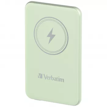 Verbatim Charge 'n' Go belaidis magnetinis power bank 5000mAh žalias