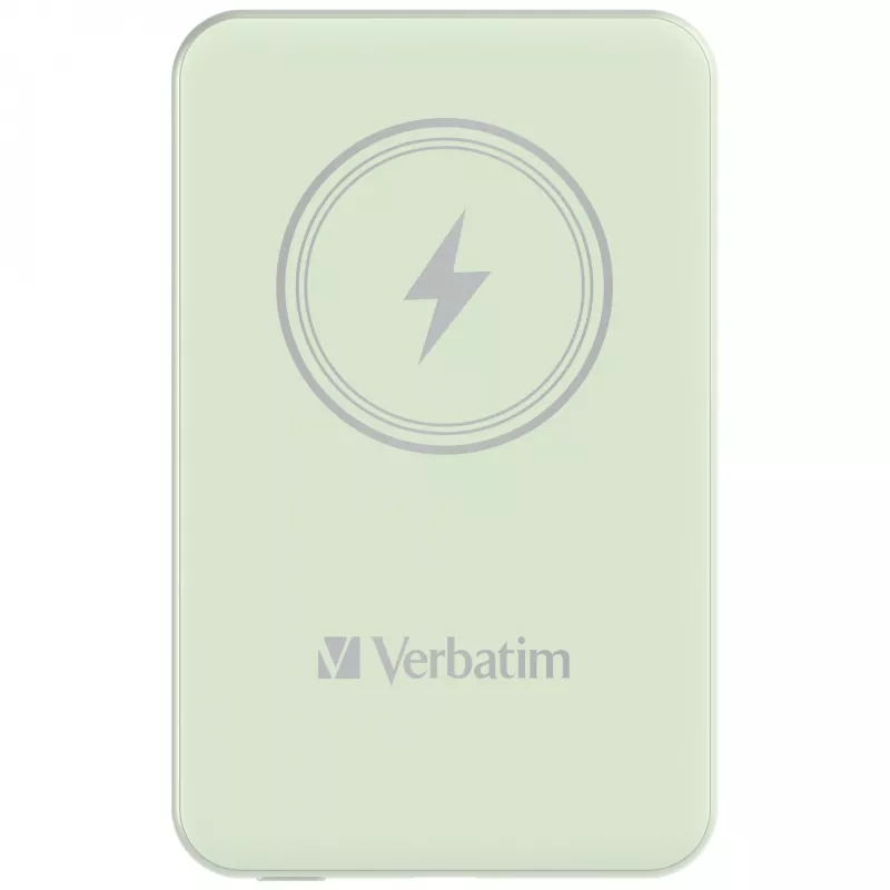 Verbatim Charge 'n' Go belaidis magnetinis power bank 5000mAh žalias