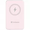 Verbatim Charge 'n' Go belaidis magnetinis power bank 5000mAh rožinis
