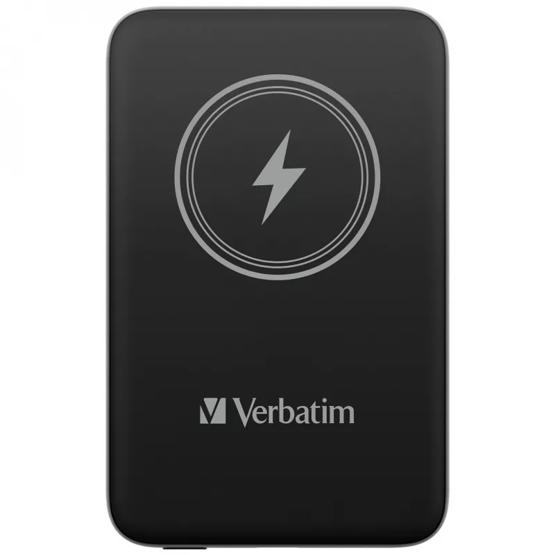 Verbatim Charge 'n' Go belaidis magnetinis powerbankas 10000mAh juodas