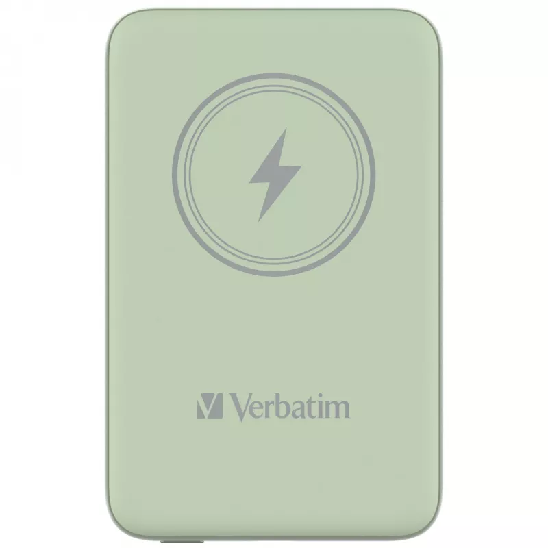 Verbatim Charge 'n' Go belaidis magnetinis powerbankas 10000 mAh žalias