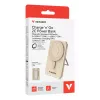 Verbatim Charge'n'G0 2C Power Bank 5000 mAh Auksinis, belaidis įkrovimas, 20 W