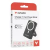 Verbatim Charge 'n' Go belaidis magnetinis maitinimo bankas su stovu - 10000 mAh Juoda