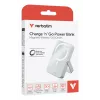 Verbatim Charge 'n' Go belaidė magnetinė Power Bank su stovu – 10000 mAh mėlyna