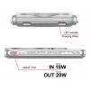 Verbatim Charge'n'Go 2C Power Bank 5000 mAh sidabrinis