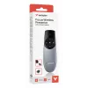 Verbatim Focus belaidis pristatymo įrenginys su raudonu lazeriniu rodykle, RF, USB, 30 m, juodas, sidabrinis