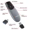 Verbatim Focus belaidis pristatymo įrenginys su raudonu lazeriniu rodykle, RF, USB, 30 m, juodas, sidabrinis