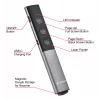 Verbatim Agenda belaidis pristatymo valdiklis su raudonu lazeriniu rodykliu, RF, USB, 100 m, juodas, sidabrinis