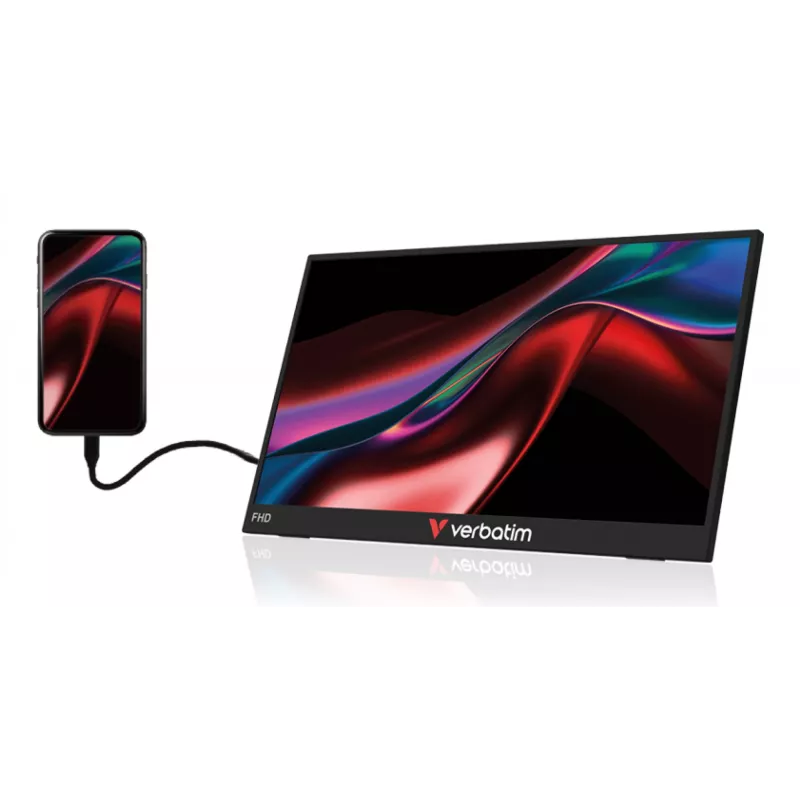 Nešiojamas monitorius Verbatim Portable 15.6 colio FHD LIGHT