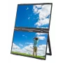Nešiojamas dviejų monitorių rinkinys Verbatim Portable 15.6 inch FHD Dual Monitor Essentials, 39,6 cm (15,6 inch), LCD, 1920 x 1080 pikselių, Full HD, 16:9, 10 ms