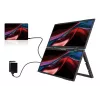 Nešiojamas dviejų monitorių rinkinys Verbatim Portable 15.6 inch FHD Dual Monitor Essentials, 39,6 cm (15,6 inch), LCD, 1920 x 1080 pikselių, Full HD, 16:9, 10 ms