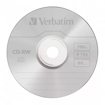 Verbatim CD-RW 12x 700 MB 10 vnt.