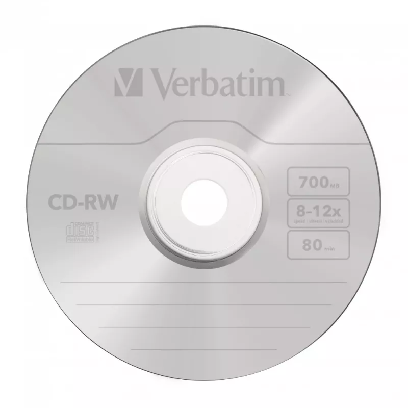 Verbatim CD-RW 12x 700 MB 10 vnt.