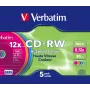 Verbatim CD-RW Colour 12x 700 MB 5 vnt.