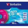 Verbatim CD-R AZO Spalvos 700 MB 48x 10 vnt.
