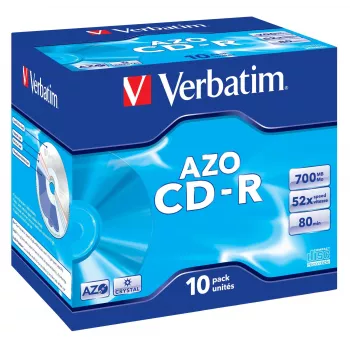 Verbatim CD-R AZO Crystal 700 MB 52x 10 vnt.
