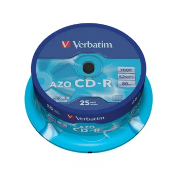 Verbatim CD-R AZO Crystal 700 MB 52x 25 vnt.
