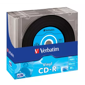 Verbatim CD-R AZO Data Vinyl 700 MB 52x 10 vnt.