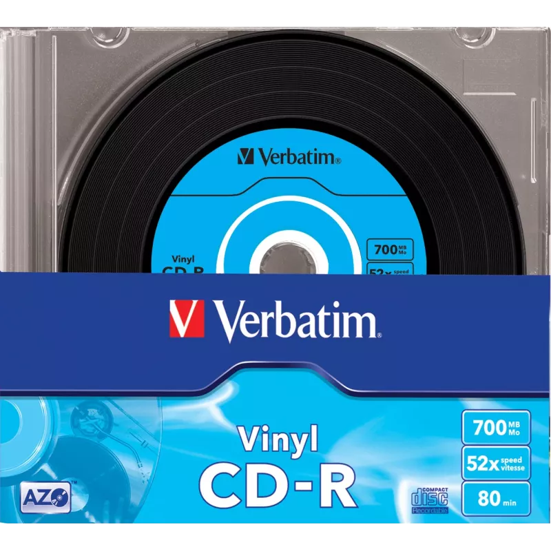 Verbatim CD-R AZO Data Vinyl 700 MB 52x 10 vnt.