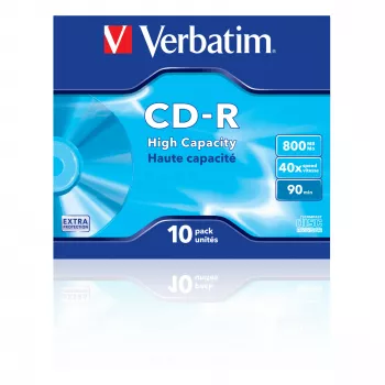 Verbatim CD-R didelės talpos 800 MB 40x 10 vnt.