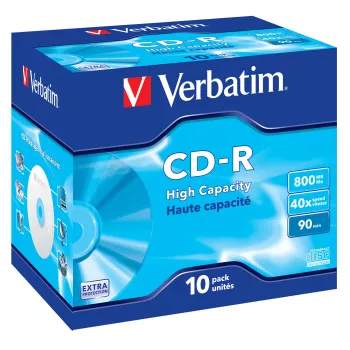 Verbatim CD-R didelės talpos 800 MB 40x 10 vnt.