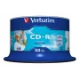 Verbatim CD-R AZO Wide Inkjet Printable be ID 700 MB 52x 50 vnt.