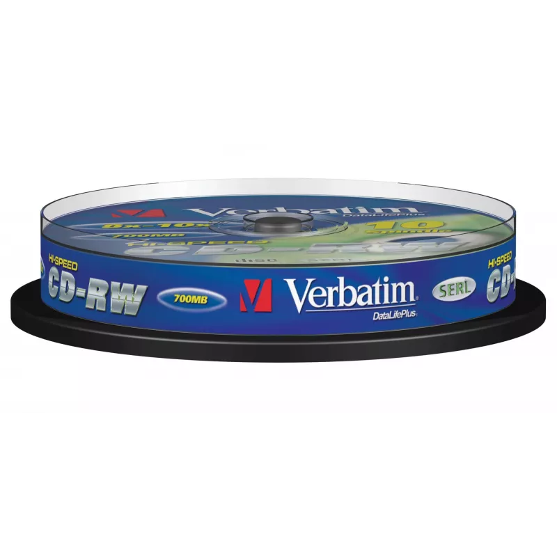 Verbatim CD-RW 12x 700 MB 10 vnt